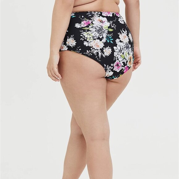 🆕 4X REVERSIBLE! Black Floral & Stripe 2 Piece Set 4x - Picture 9 of 13